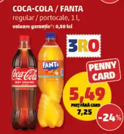 PENNY Coca-cola / fanta ajánlat