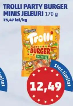 PENNY Trolli party burger minis jeleuri ajánlat