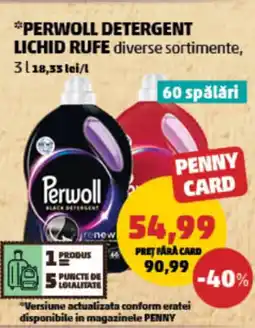 PENNY Perwoll detergent lichid rufe ajánlat