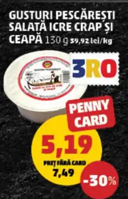 PENNY Gusturi pescărești salată icre crap și ceapă ajánlat