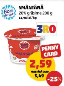 PENNY Boni de tot Smântână ajánlat