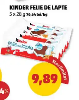 PENNY Kinder felie de lapte ajánlat