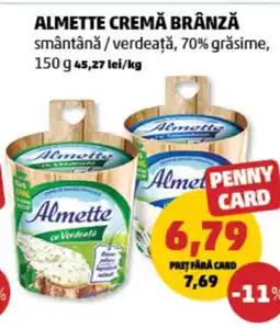 PENNY Almette cremă brânză ajánlat