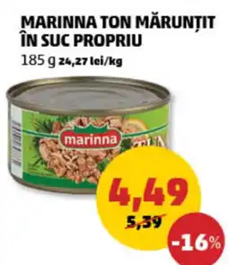 PENNY Marinna ton mărunţit în suc propriu ajánlat