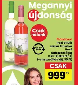 Interspar Florence Irsai Olivér / Rosé ajánlat