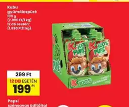 Interspar Kubu gyümölcspüré ajánlat