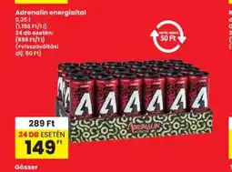 Interspar Adrenalin energiaital ajánlat