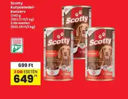 Interspar Scotty kutyaeledel-konzerv ajánlat
