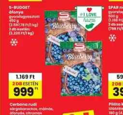 Interspar S-Budget áfonya ajánlat
