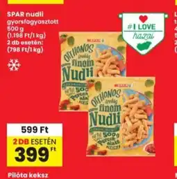 Interspar Spar nudli ajánlat