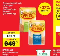 Interspar Frico szeletelt sajt ajánlat