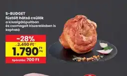 Interspar S-Budget füstölt háts csülök ajánlat