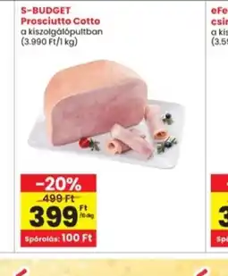 Interspar S-Budget Prosciutto Cotto ajánlat