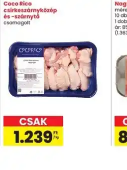 Interspar Coco Rico csirkeszárnyközép és -szárnytő ajánlat