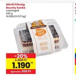 Interspar Mérői Pékség Bounty kocka ajánlat