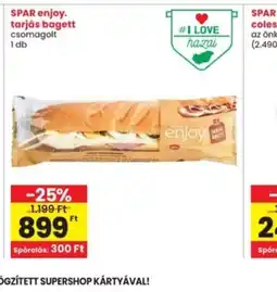 Interspar Spar Enjoy tarjás bagett ajánlat