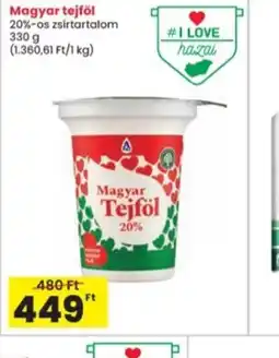 Interspar Magyar tejföl ajánlat