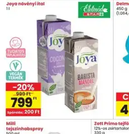 Interspar Joya növényi ital ajánlat