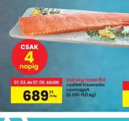 Interspar Norvég lazacfilé ajánlat