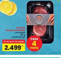 Interspar Seafood Teriyaki tonhalfilé ajánlat