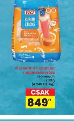 Interspar Vici Surimi + sriracha majonézes szsz ajánlat