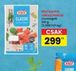 Interspar Vici Surimi rákízű húsrúd ajánlat