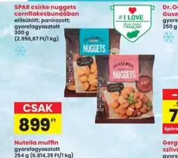 Interspar SPAR csirke nuggets ajánlat