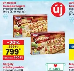 Interspar Dr. Oetker Giuseppe bagett ajánlat