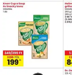 Interspar Knorr Cup a Soup és Snacky leves ajánlat