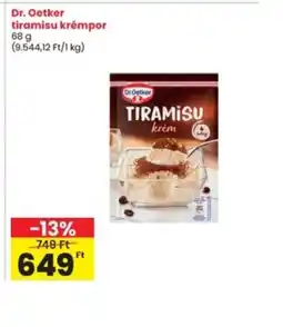 Interspar Dr. Oetker tiramisu krémpor ajánlat