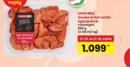 Interspar SPAR BBQ Smoke & Hot csirke egészcomb ajánlat
