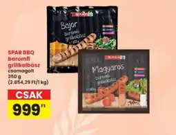 Interspar Spar BBQ baromfi grillkolbász ajánlat