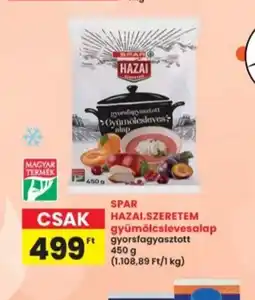 Interspar Spar Hazai Szeretem Gyümölcslevesalap ajánlat