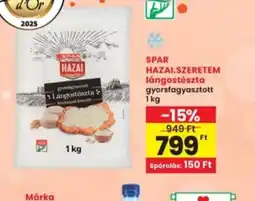 Interspar Spar Hazai Szeretem Lángostészta ajánlat