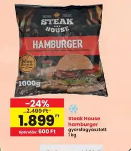 Interspar Steak House hamburger ajánlat