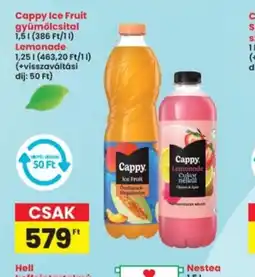 Interspar Cappy Ice Fruit gyümölcsital ajánlat