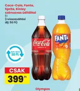 Interspar Coca-Cola, Fanta, Sprite, Kinley szénsavas üdítőital ajánlat