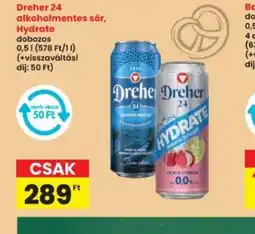 Interspar Dreher 24 alkoholmentes sör ajánlat