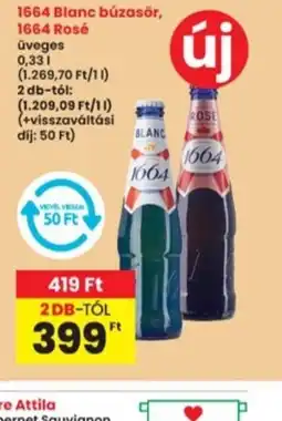1664 Blanc búzasör, 1664 Rosé