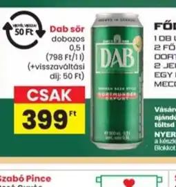 Interspar Dob sör dobozos ajánlat