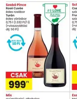 Interspar Szob Pince Rosé Cuvée ajánlat