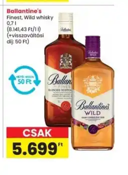 Interspar Ballantine's Finest, Wild whisky ajánlat