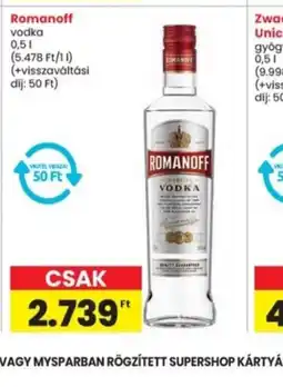 Interspar Romanoff Vodka ajánlat