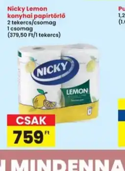 Interspar Nicky Lemon konyhai papírtörlő ajánlat