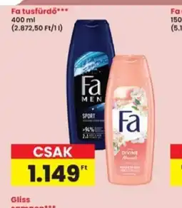 Interspar Fa tusfürdő ajánlat