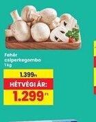 Interspar Fehér csiperkegomba ajánlat