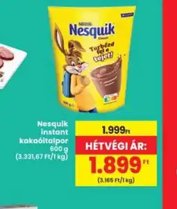 Interspar Nesquik Instant kakaitalpor ajánlat