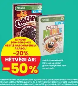 Interspar Nestlé gabonapehely ajánlat