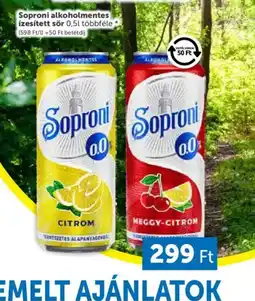 PRIVÁT Soproni alkoholmentes ízesített sör ajánlat