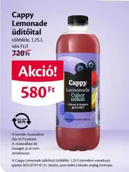 EcoFamily Cappy Lemonade üdítőital ajánlat